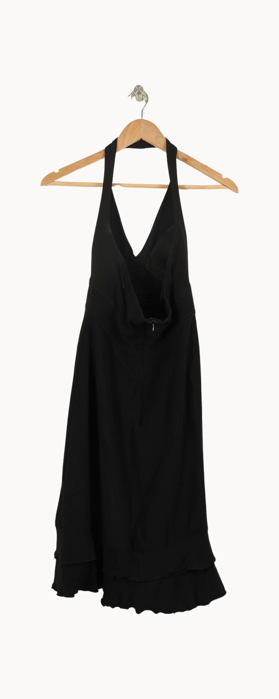 Robe Dos Nu Noire - Taille M/38 de la marque Max Mara | PARAD71123 - Vendu par Paradigme - Image 4