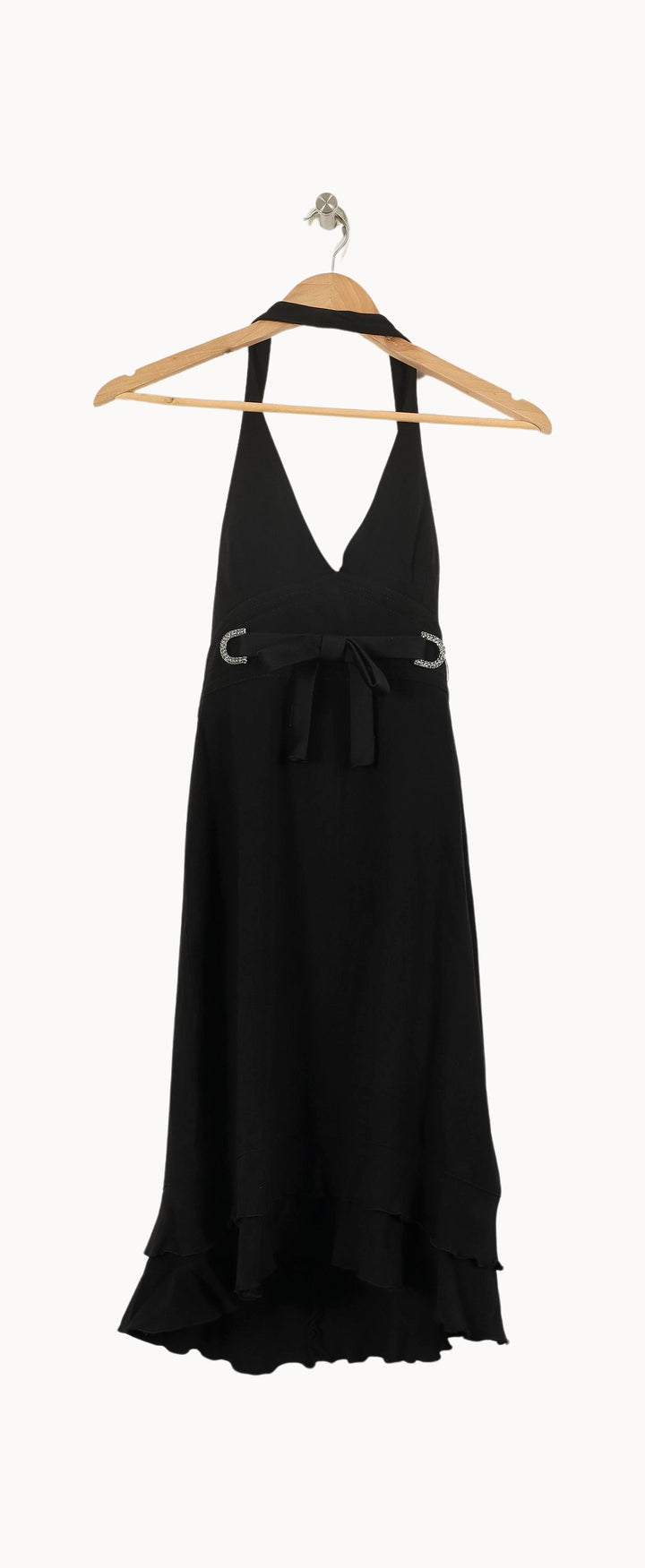 Robe Dos Nu Noire - Taille M/38 de la marque Max Mara | PARAD71123 - Vendu par Paradigme - Image 2