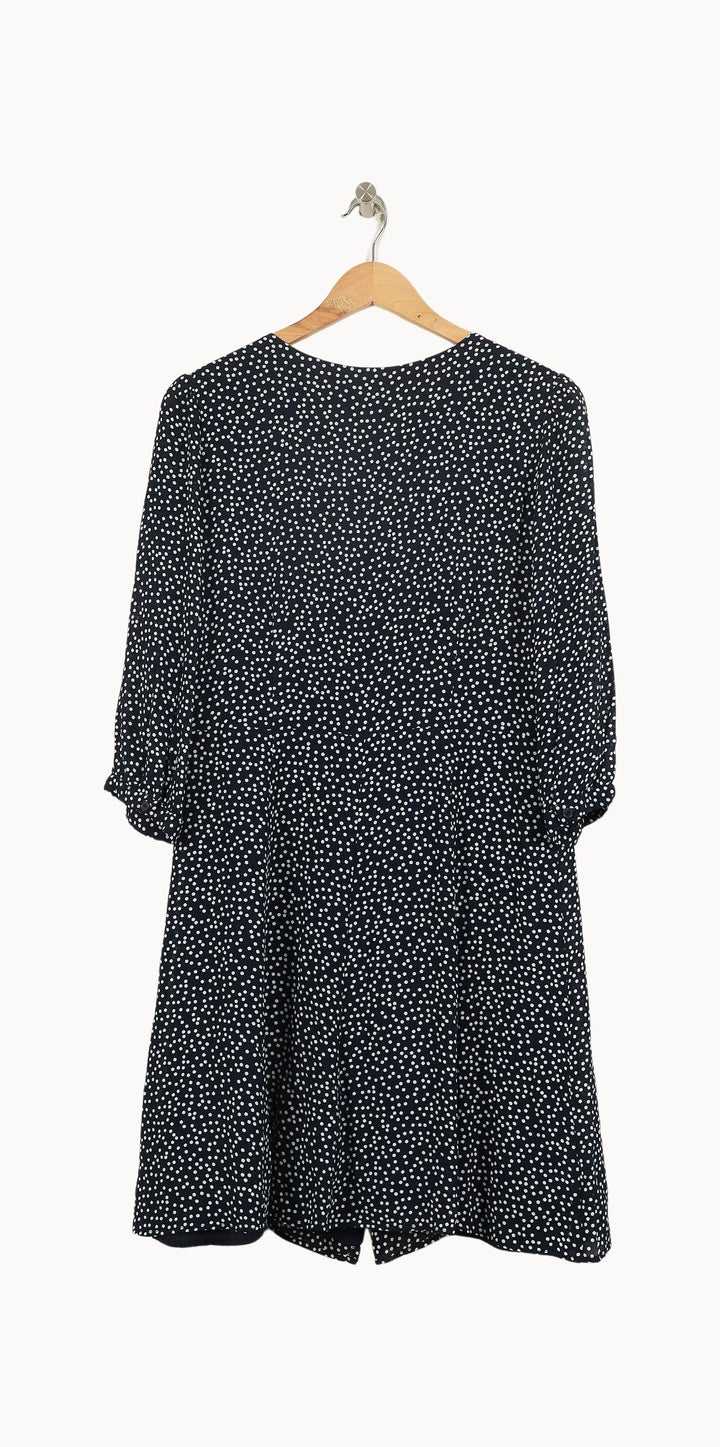 Robe Portefeuille Bleu et Blanc - Taille L/40 de la marque Sud express | PARAD71124 - Vendu par Paradigme - Image 4
