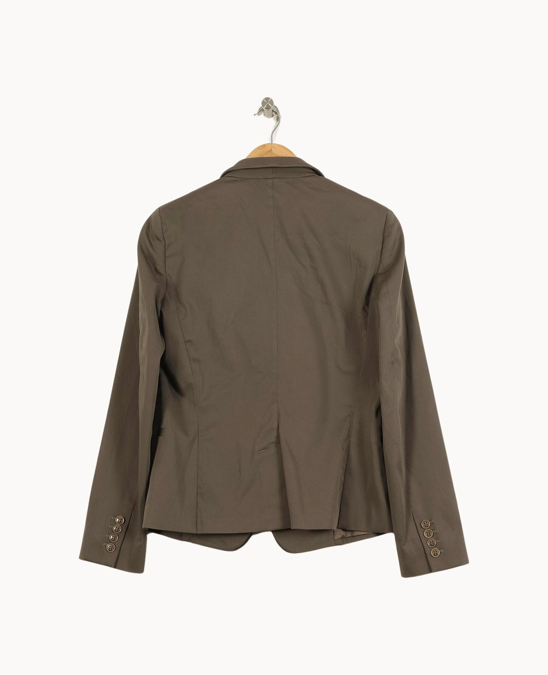 Blazer Gris - Taille XL/42 de la marque Max Mara | PARAD71126 - Vendu par Paradigme - Image 4