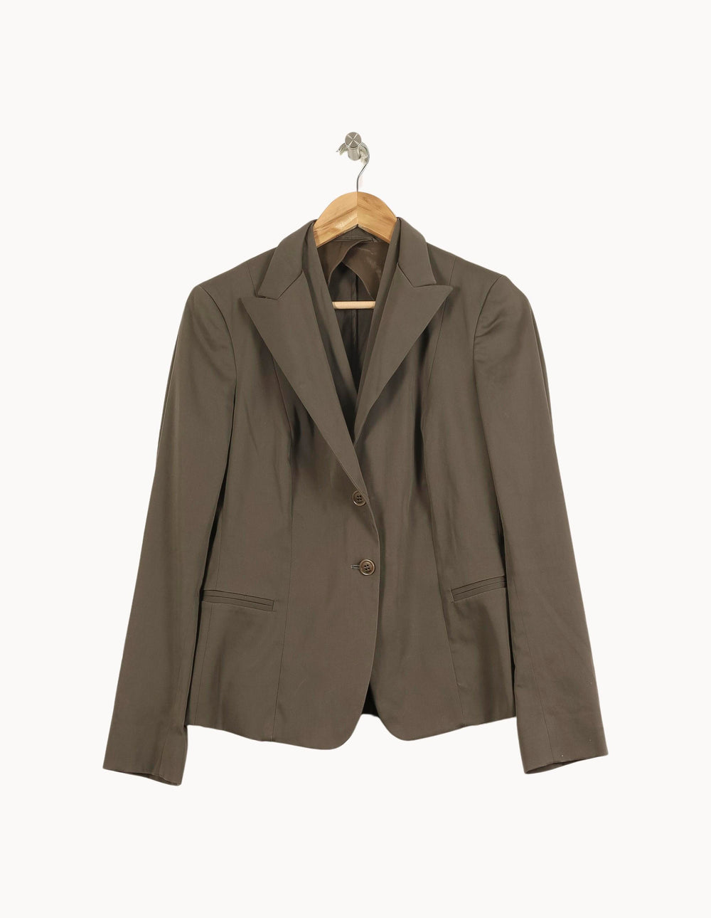 Blazer Gris - Taille XL/42 de la marque Max Mara | PARAD71126 - Vendu par Paradigme - Image 2