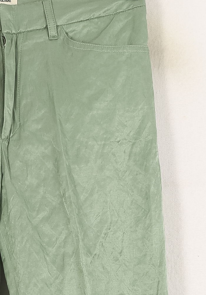 Pantalon Évasé Vert - Taille XS/34 de la marque Zadig&Voltaire | PARAD71128 - Vendu par Paradigme - Image 3