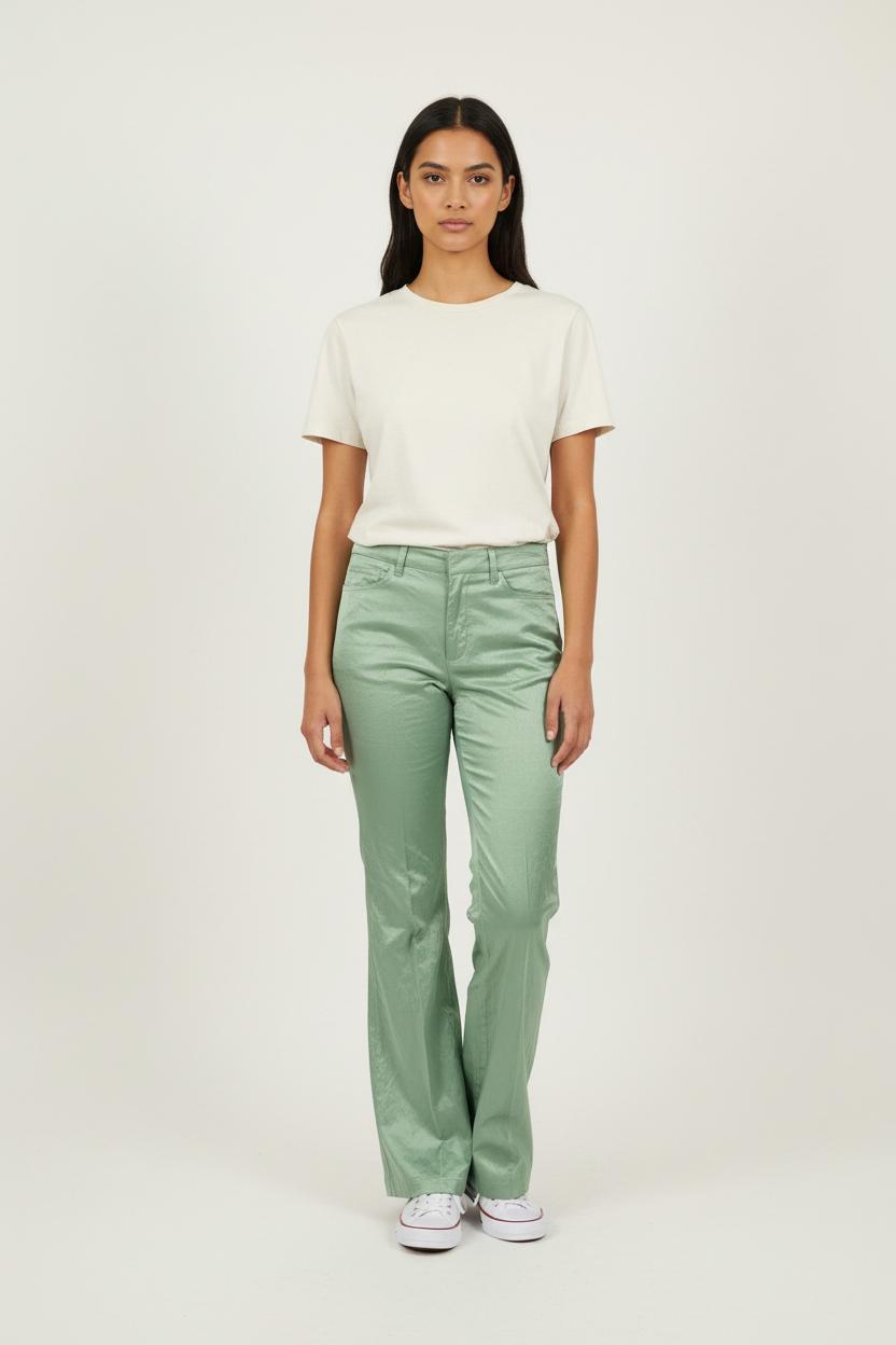 Pantalon Évasé Vert - Taille XS/34 de la marque Zadig&Voltaire | PARAD71128 - Vendu par Paradigme - Image 1