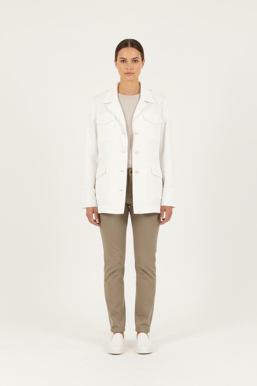 Veste Blanche - Taille M/38 de la marque Ines de la Fressange Paris | PARAD71130 - Vendu par Paradigme - Image 1
