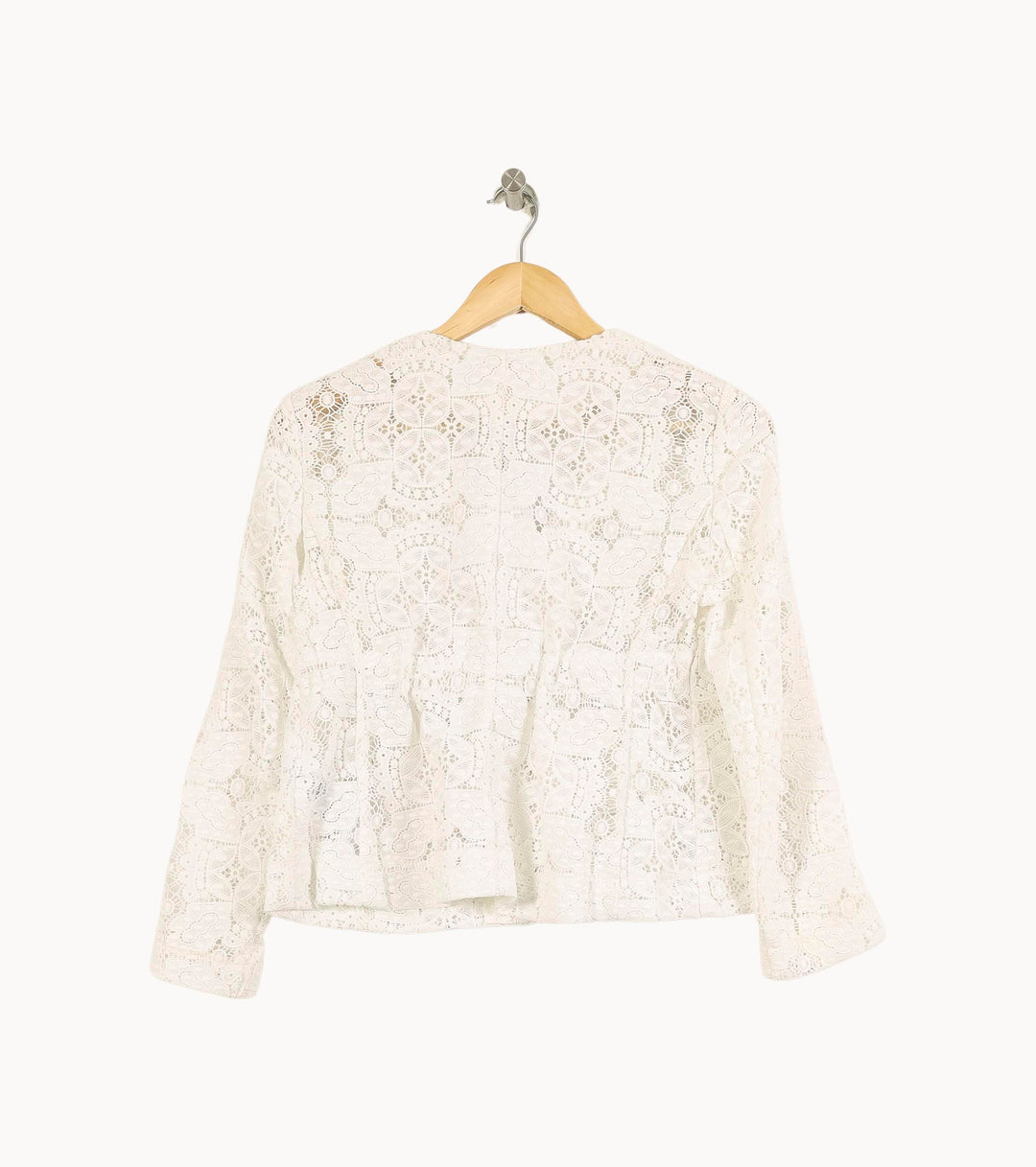 Veste Dentelle Blanche - Taille S/36 de la marque Maje | PARAD71131 - Vendu par Paradigme - Image 4