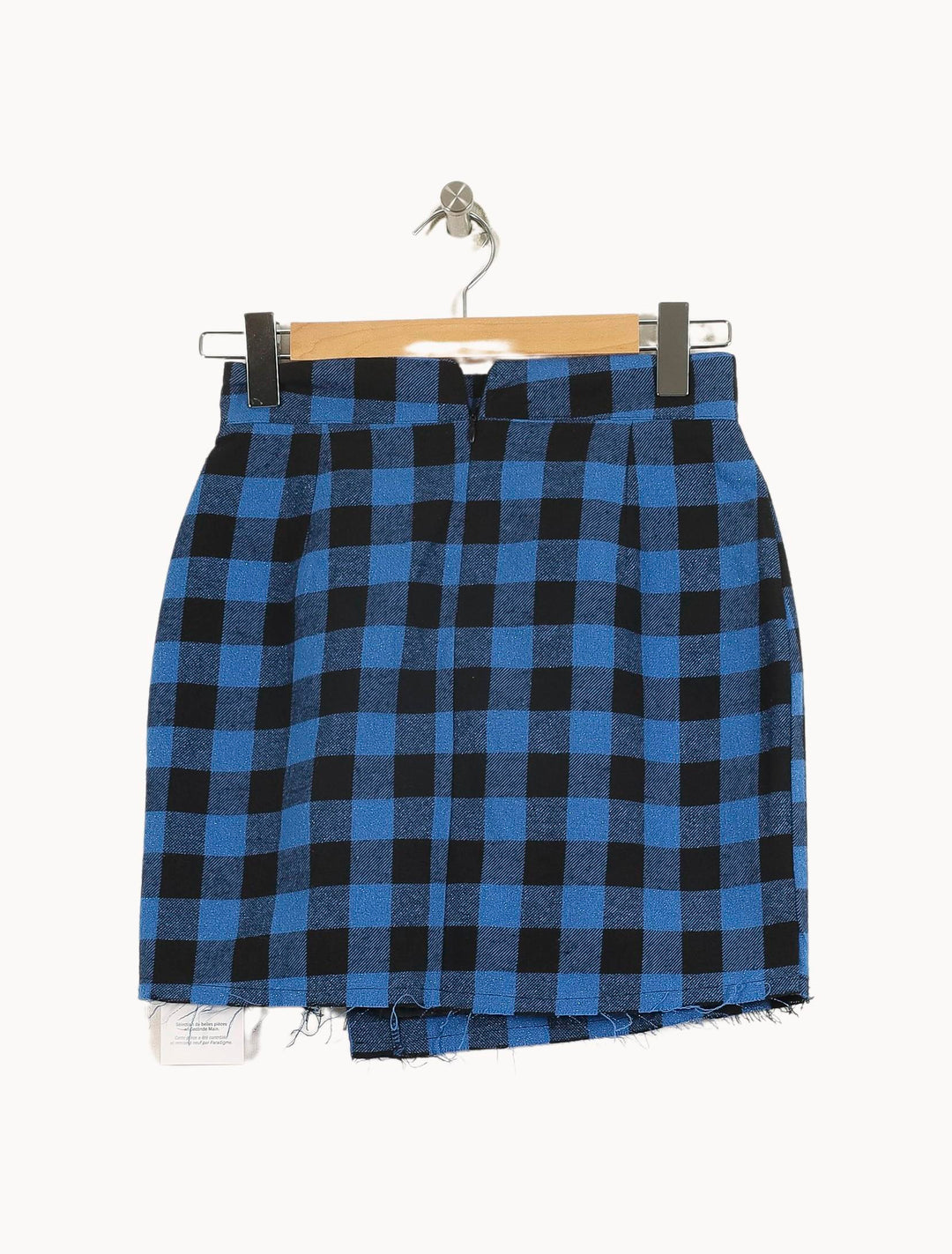 Jupe Courte Bleue et Noire - Taille S/36 de la marque Imprevu | PARAD71139 - Vendu par Paradigme - Image 4
