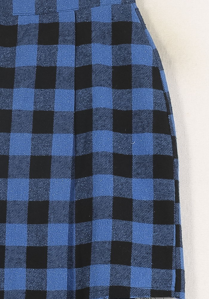 Jupe Courte Bleue et Noire - Taille S/36 de la marque Imprevu | PARAD71139 - Vendu par Paradigme - Image 3
