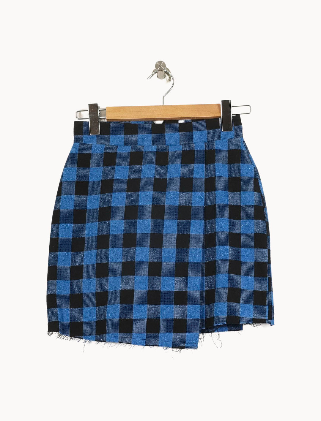 Jupe Courte Bleue et Noire - Taille S/36 de la marque Imprevu | PARAD71139 - Vendu par Paradigme - Image 2