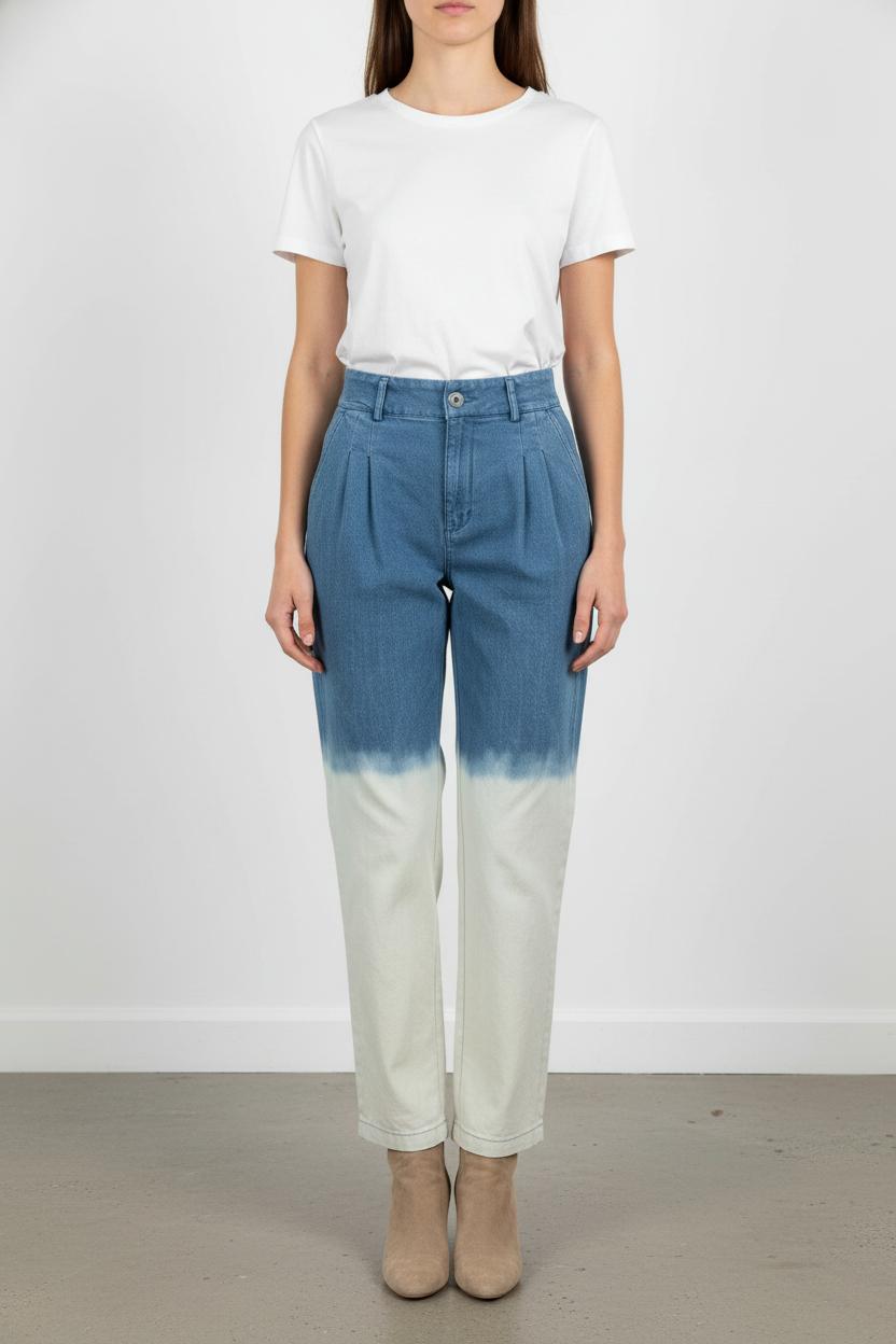 Jean Bleu et Blanc - Taille L/40 de la marque Imprevu | PARAD71140 - Vendu par Paradigme - Image 1