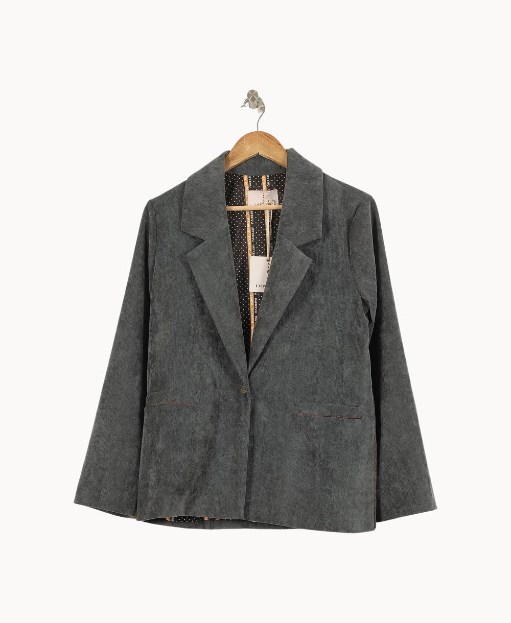 Blazer Gris - Taille S/36 de la marque Imprevu | PARAD71142 - Vendu par Paradigme - Image 2