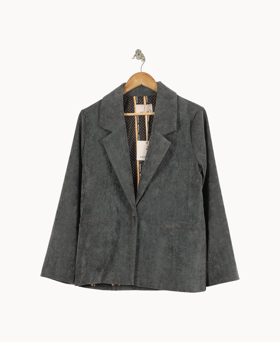 Blazer Gris - Taille S/36 de la marque Imprevu | PARAD71142 - Vendu par Paradigme - Image 2