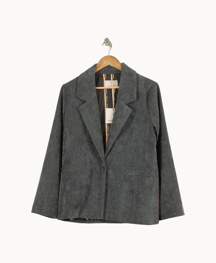 Blazer Gris - Taille S/36 de la marque Imprevu | PARAD71142 - Vendu par Paradigme - Image 2