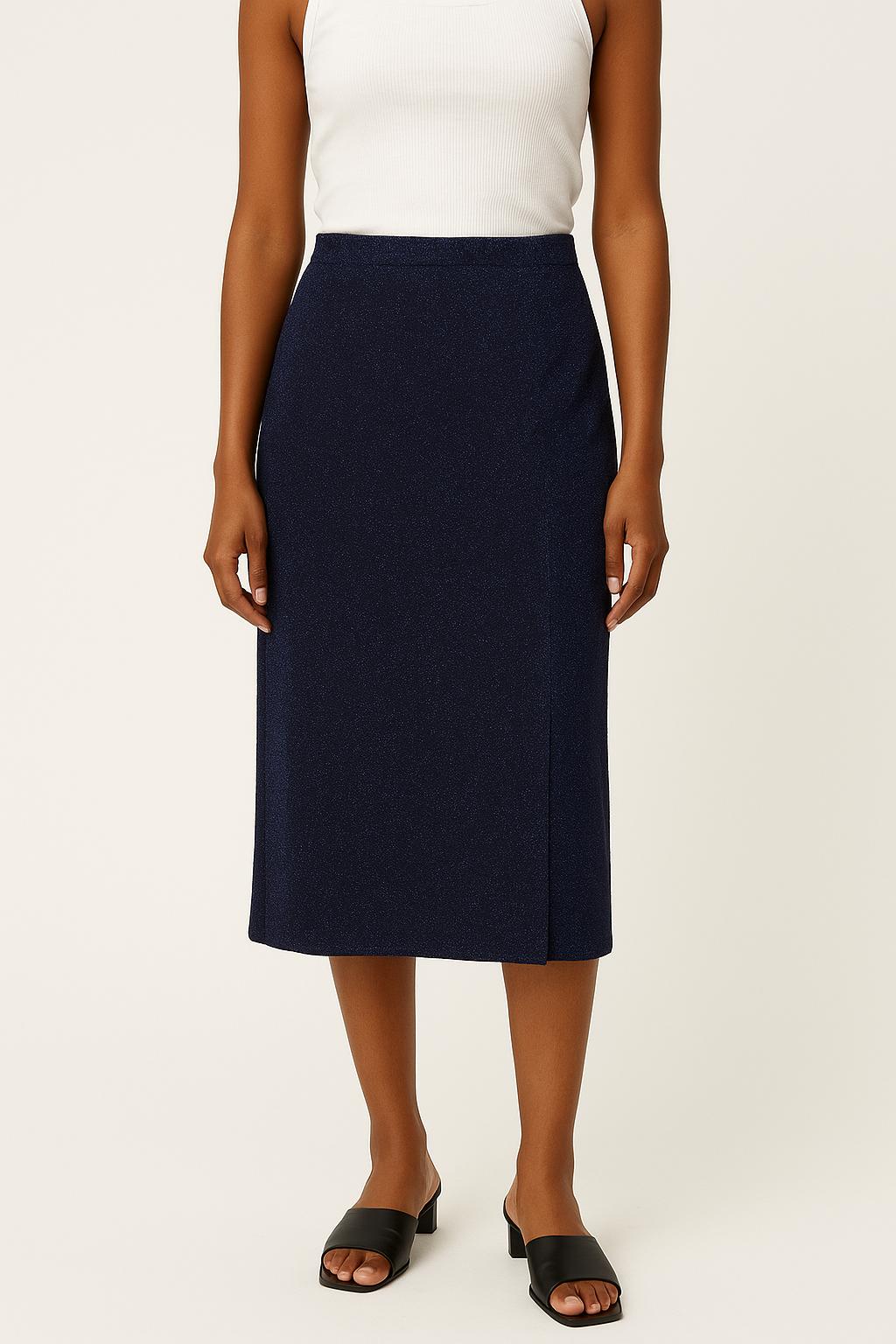 Jupe Fendue Bleue - Taille XS/34 de la marque Imprevu | PARAD71143 - Vendu par Paradigme - Image 1