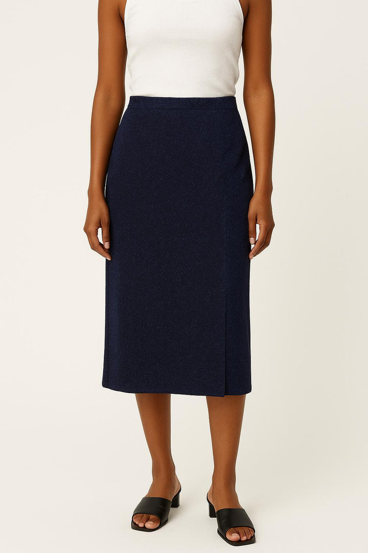 Jupe Fendue Bleue - Taille XS/34 de la marque Imprevu | PARAD71143 - Vendu par Paradigme - Image 1