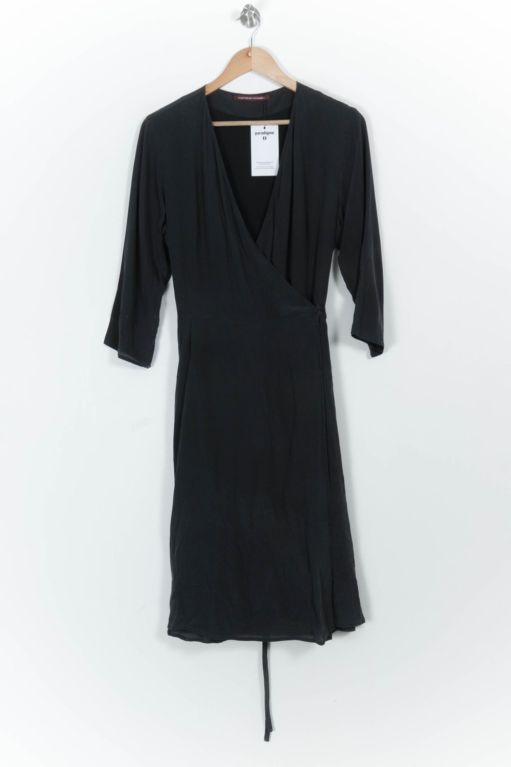 Robe portefeuille noire - Taille XL/42 de la marque Comptoir des Cotonniers | PARAD71148 - Vendu par Paradigme - Image 2