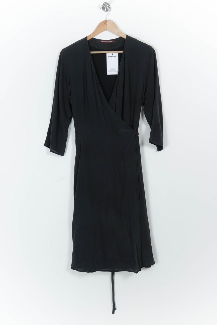 Robe portefeuille noire - Taille XL/42 de la marque Comptoir des Cotonniers | PARAD71148 - Vendu par Paradigme - Image 2