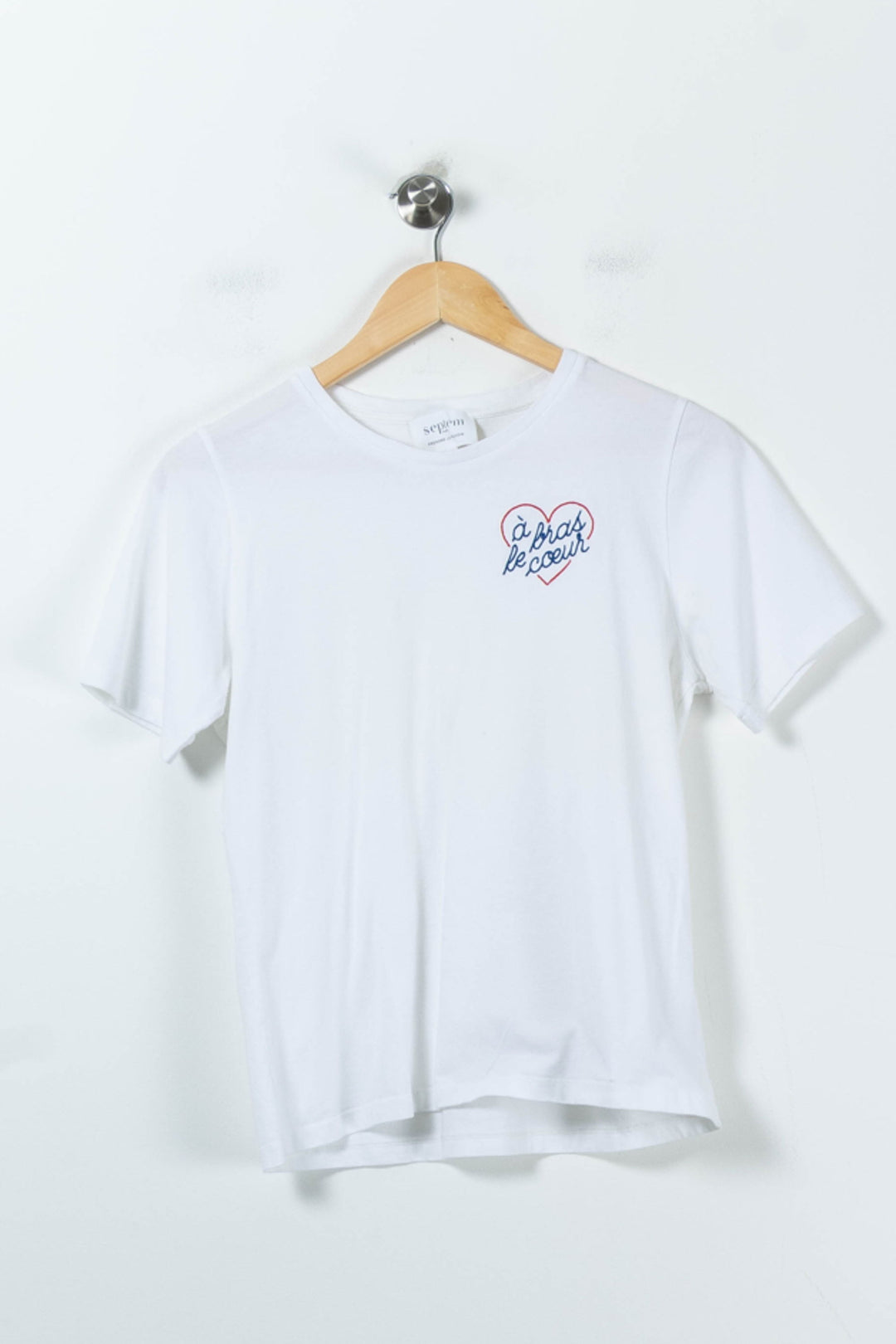 Tee-shirt Blanc - Taille S/36 de la marque Septem | PARAD71158 - Vendu par Paradigme - Image 2