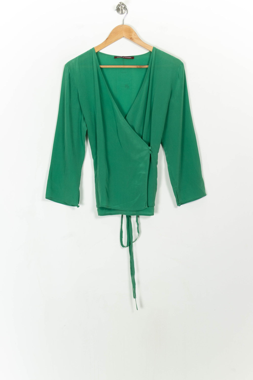 Blouse Cache-Cœur Verte - Taille XXL/44 de la marque Comptoir des Cotonniers | PARAD71167 - Vendu par Paradigme - Image 2