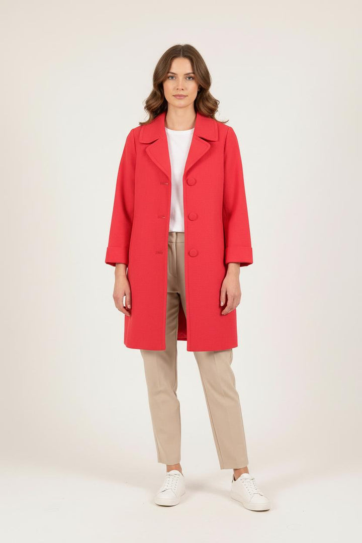 Manteau Rose - Taille S/36 de la marque Claudie Pierlot | PARAD71174 - Vendu par Paradigme - Image 1
