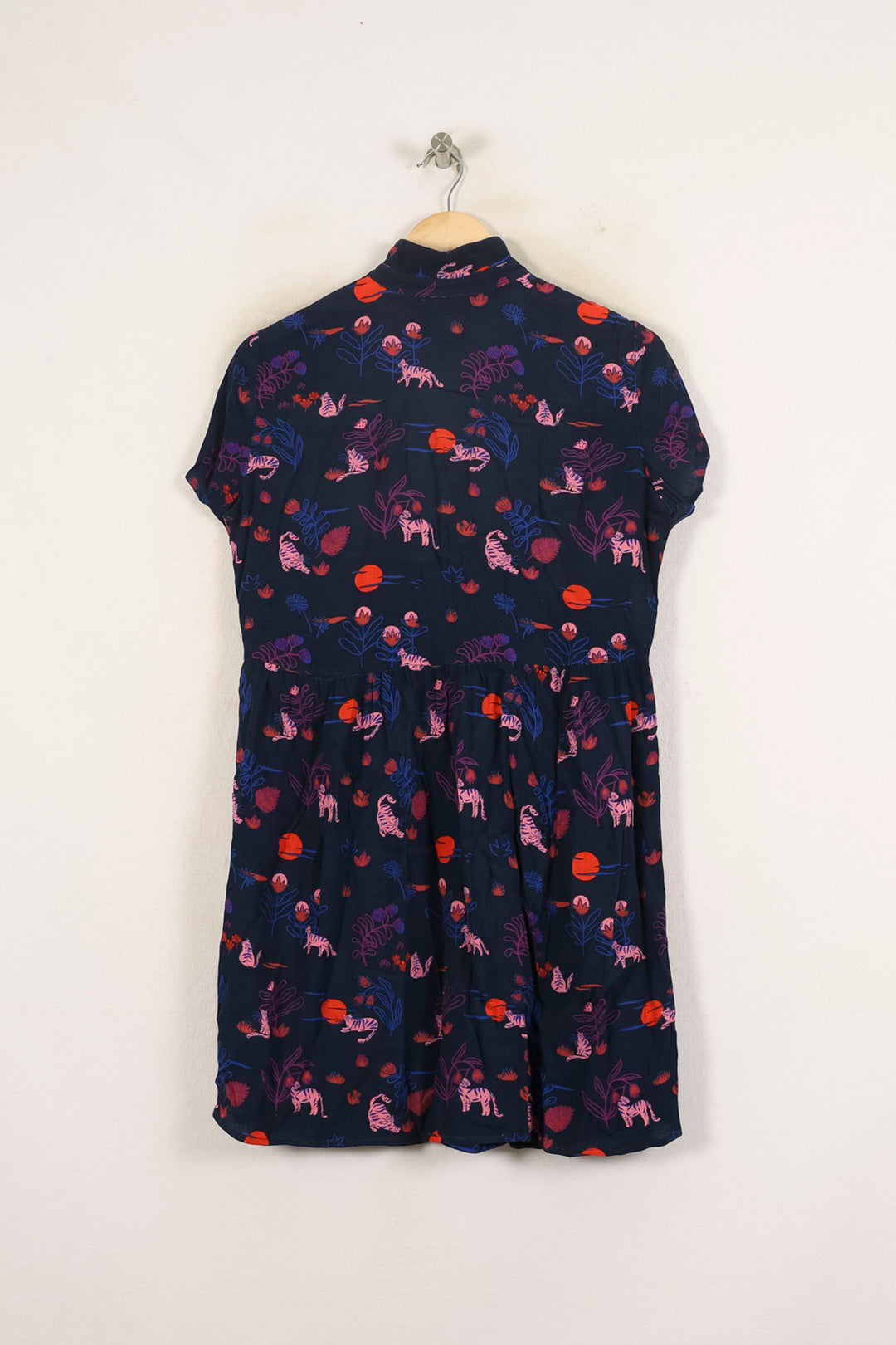 Robe Chemise Bleue et Rouge - Taille XS/34 de la marque Des petits hauts | PARAD71179 - Vendu par Paradigme - Image 4