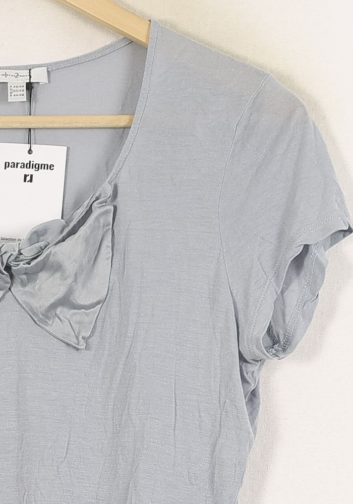 Tee-shirt Bleu - Taille XL/42 de la marque Maison 123 | PARAD71195 - Vendu par Paradigme - Image 3