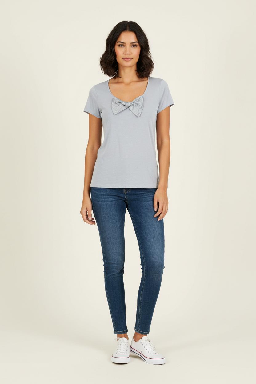 Tee-shirt Bleu - Taille XL/42 de la marque Maison 123 | PARAD71195 - Vendu par Paradigme - Image 1