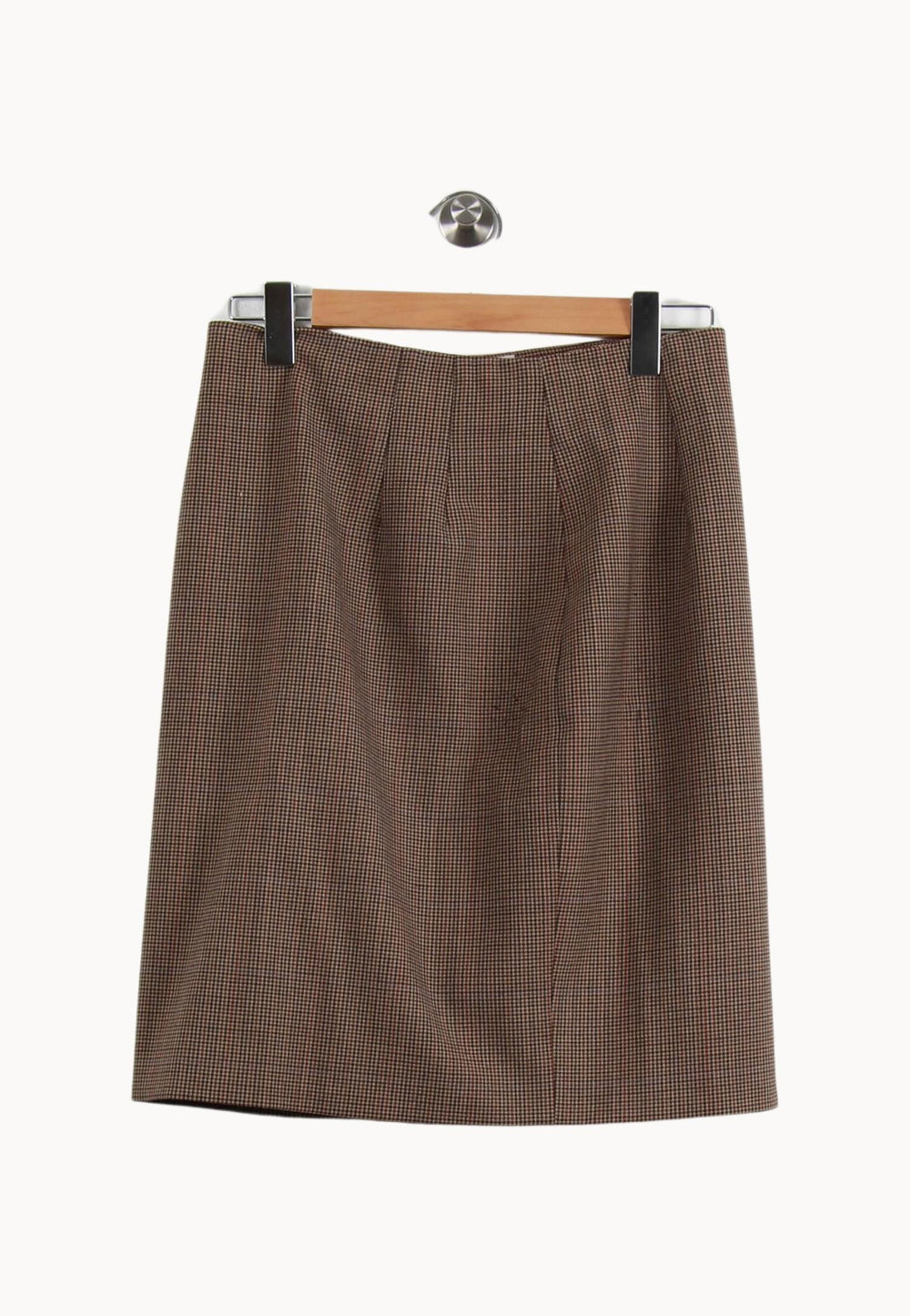 Jupe Droite Marron - Taille XL/42 de la marque Maison 123 | PARAD71202 - Vendu par Paradigme - Image 2