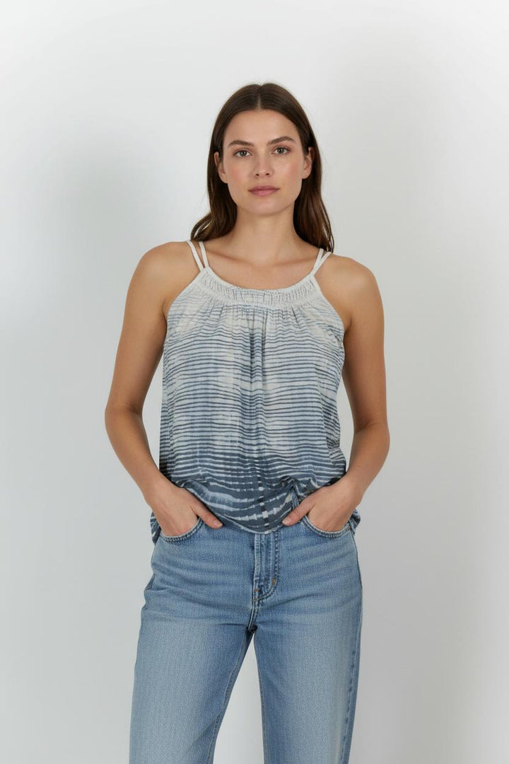 Débardeur Bleu et Blanc - Taille L/40 de la marque Comptoir des Cotonniers | PARAD71206 - Vendu par Paradigme - Image 1