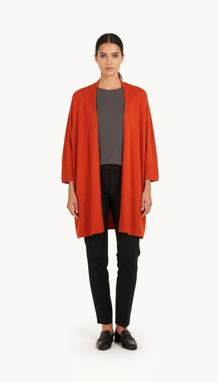 Cardigan Orange - Taille XXL/44 de la marque Marina Rinaldi | PARAD71216 - Vendu par Paradigme - Image 1