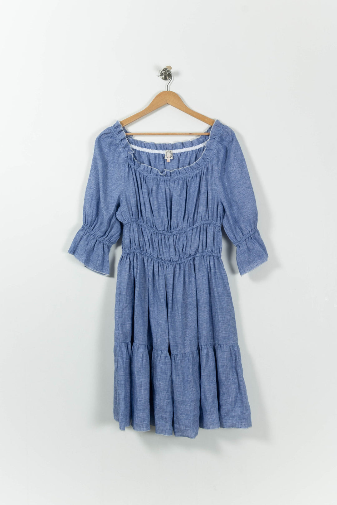 Robe Courte Bleue - Taille L/40 de la marque Ines de la Fressange Paris | PARAD7122 - Vendu par Paradigme - Image 2