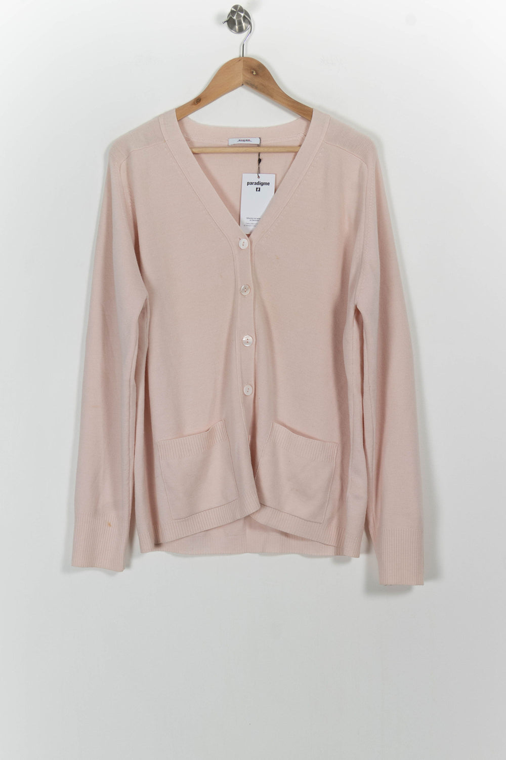 Cardigan Rose - Taille L/40 de la marque Rodier | PARAD71224 - Vendu par Paradigme - Image 2