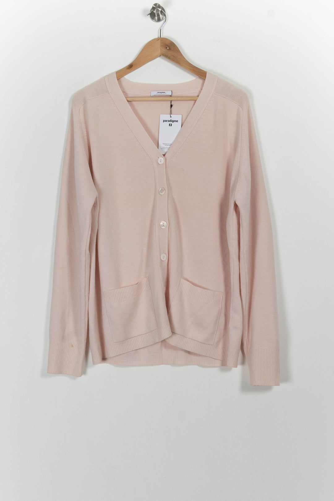 Cardigan Rose - Taille L/40 de la marque Rodier | PARAD71224 - Vendu par Paradigme - Image 2
