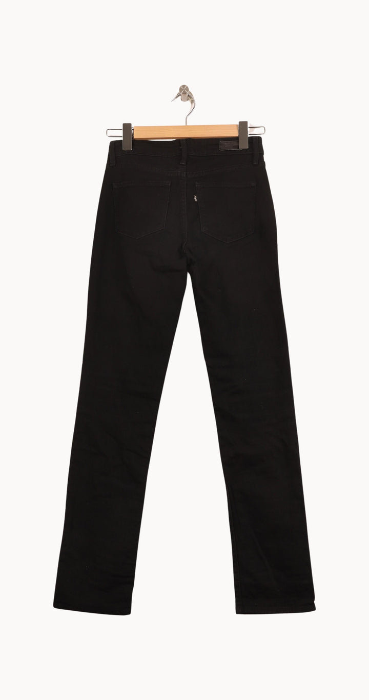 Jean Droit Noir - Taille XS/34 de la marque Levi's | PARAD71228 - Vendu par Paradigme - Image 4