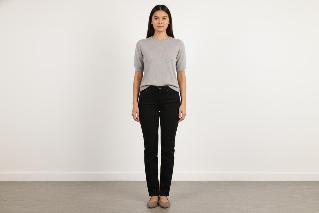 Jean Droit Noir - Taille XS/34