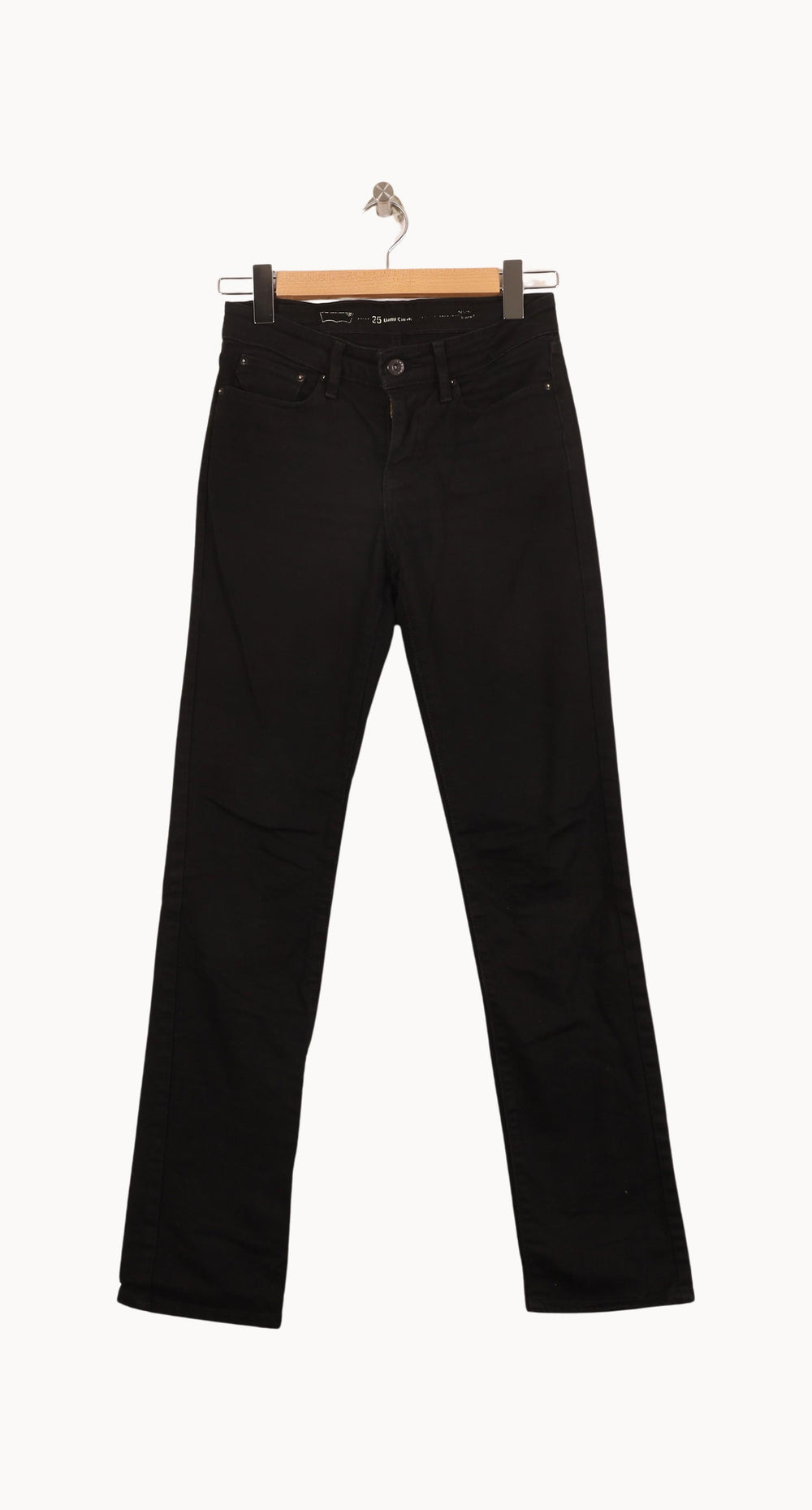 Jean Droit Noir - Taille XS/34 de la marque Levi's | PARAD71228 - Vendu par Paradigme - Image 2