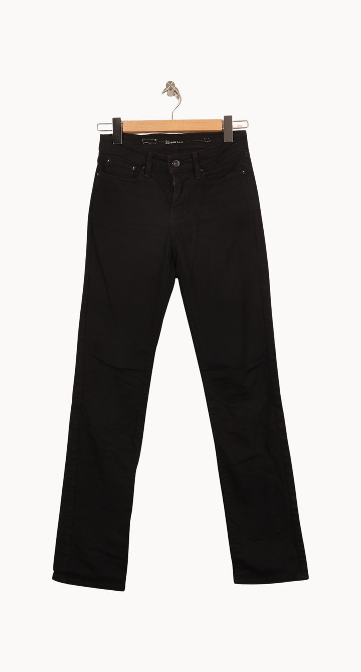 Jean Droit Noir - Taille XS/34 de la marque Levi's | PARAD71228 - Vendu par Paradigme - Image 2