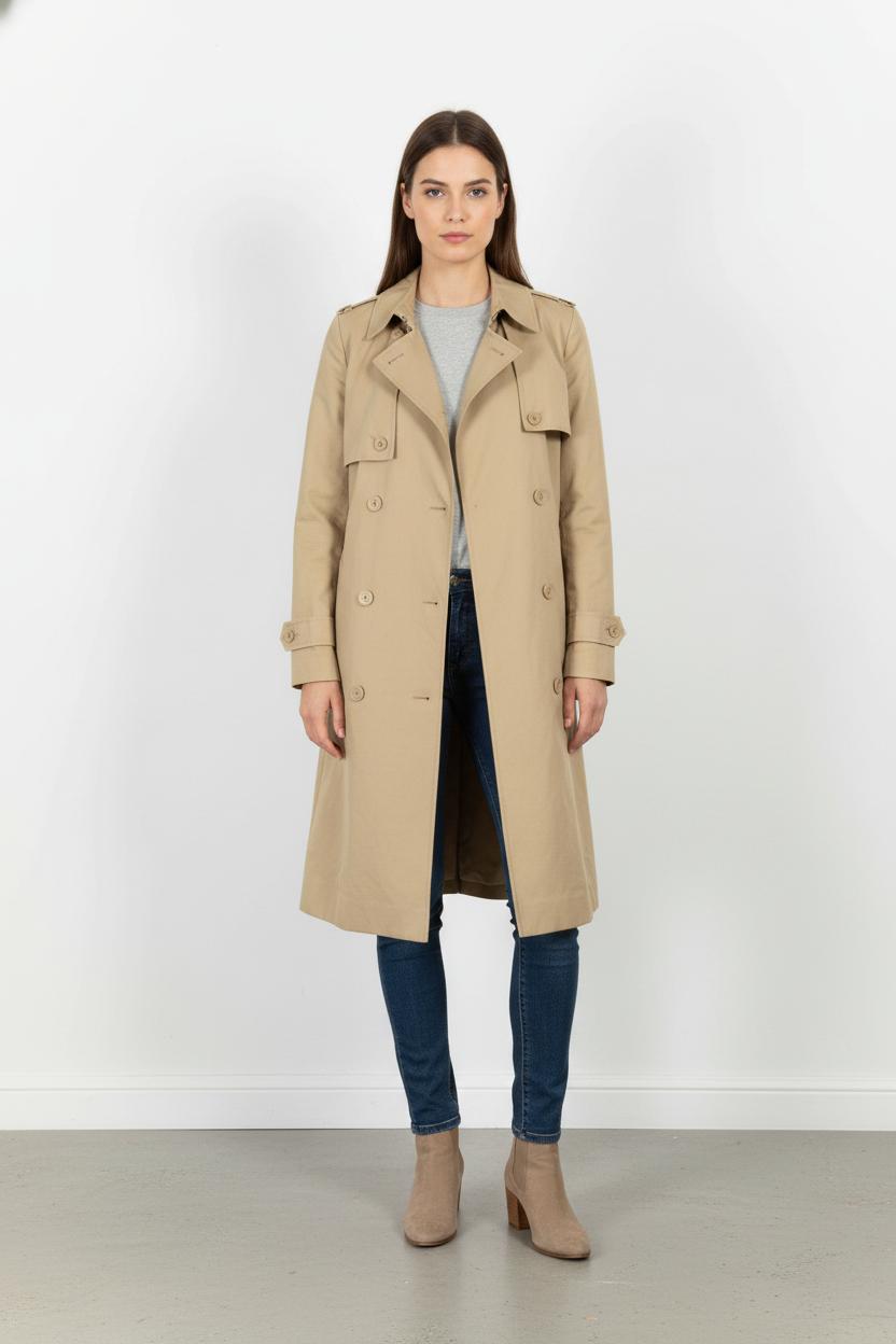 Trench Beige - Taille M/38 de la marque Galeries Lafayette | PARAD71239 - Vendu par Paradigme - Image 1