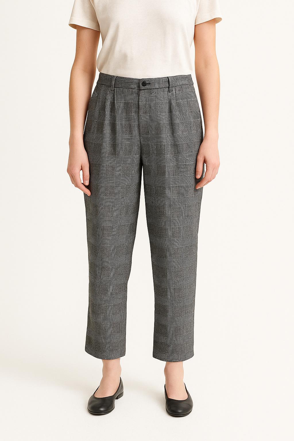 Pantalon Carreaux Gris - Taille S/36 de la marque Des petits hauts | PARAD71245 - Vendu par Paradigme - Image 1