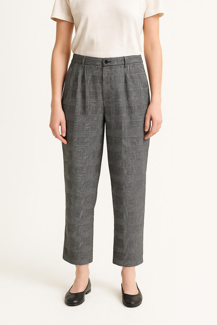 Pantalon Carreaux Gris - Taille S/36 de la marque Des petits hauts | PARAD71245 - Vendu par Paradigme - Image 1