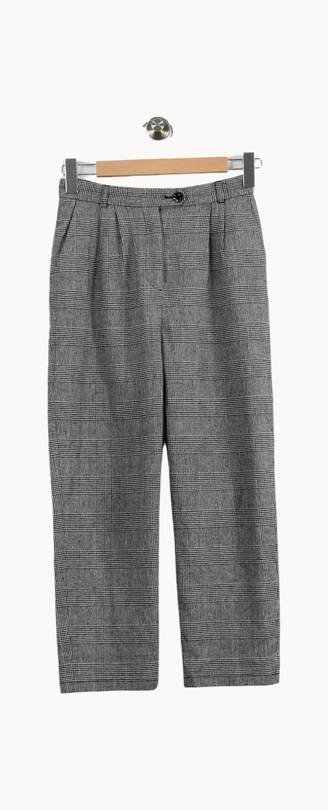 Pantalon Carreaux Gris - Taille S/36 de la marque Des petits hauts | PARAD71245 - Vendu par Paradigme - Image 2