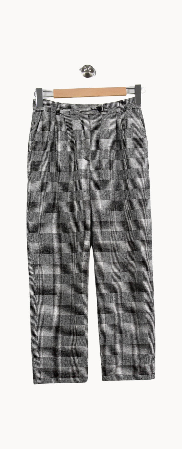Pantalon Carreaux Gris - Taille S/36 de la marque Des petits hauts | PARAD71245 - Vendu par Paradigme - Image 2