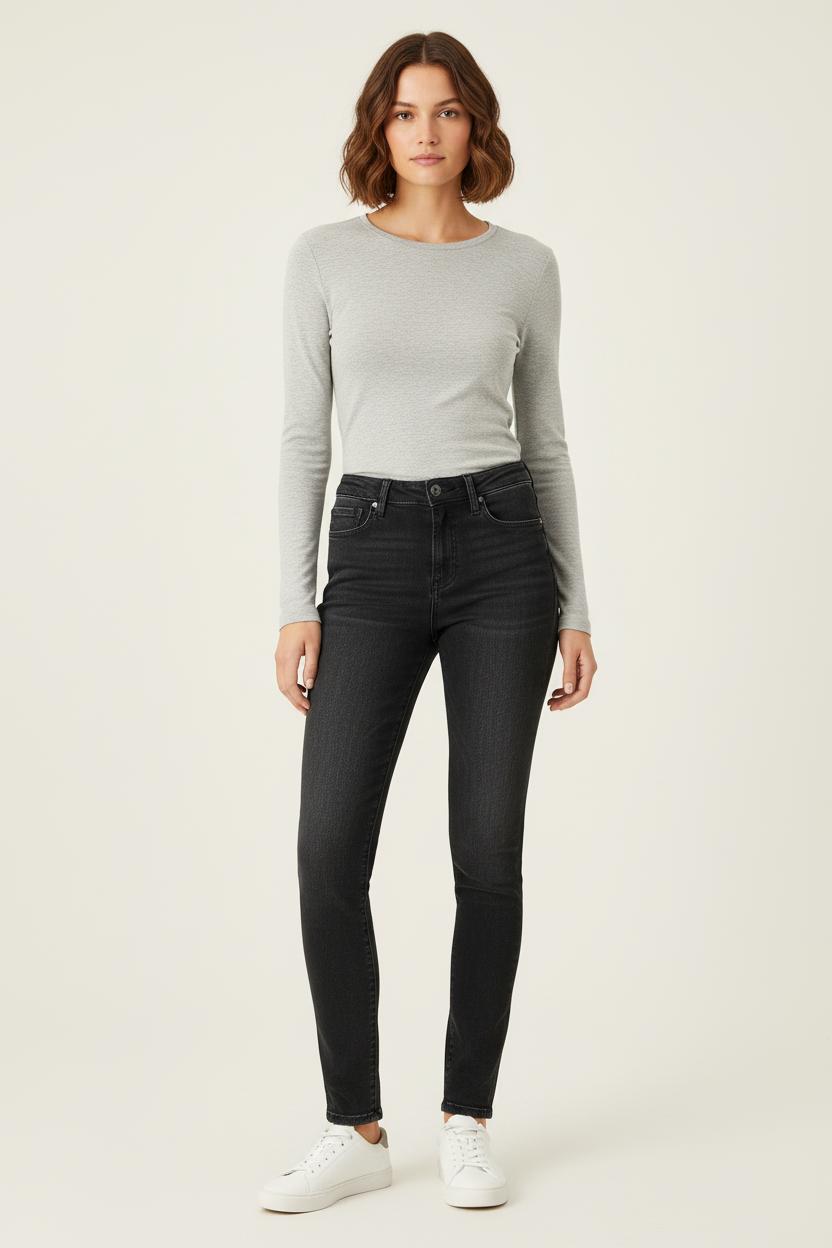 Jean Slim Noir - Taille XS/34 de la marque Comptoir des Cotonniers | PARAD71246 - Vendu par Paradigme - Image 1