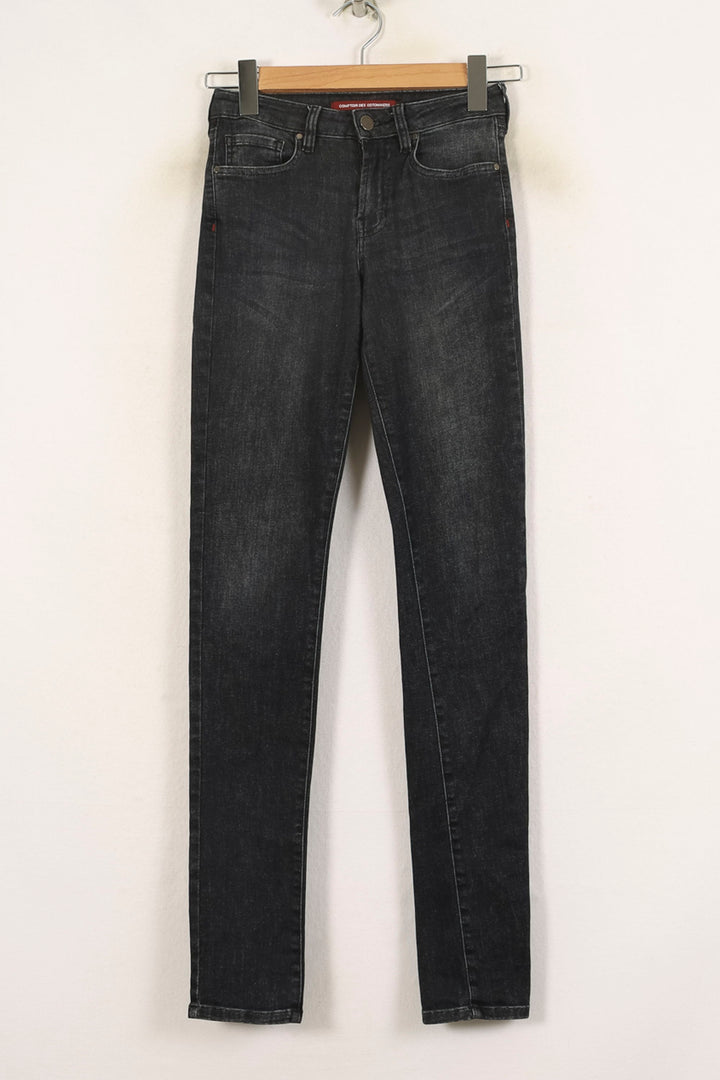 Jean Slim Noir - Taille XS/34 de la marque Comptoir des Cotonniers | PARAD71246 - Vendu par Paradigme - Image 2