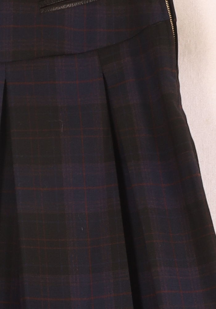 Jupe Plissée Noire et Bleue - Taille S/36 de la marque Sandro | PARAD71250 - Vendu par Paradigme - Image 3