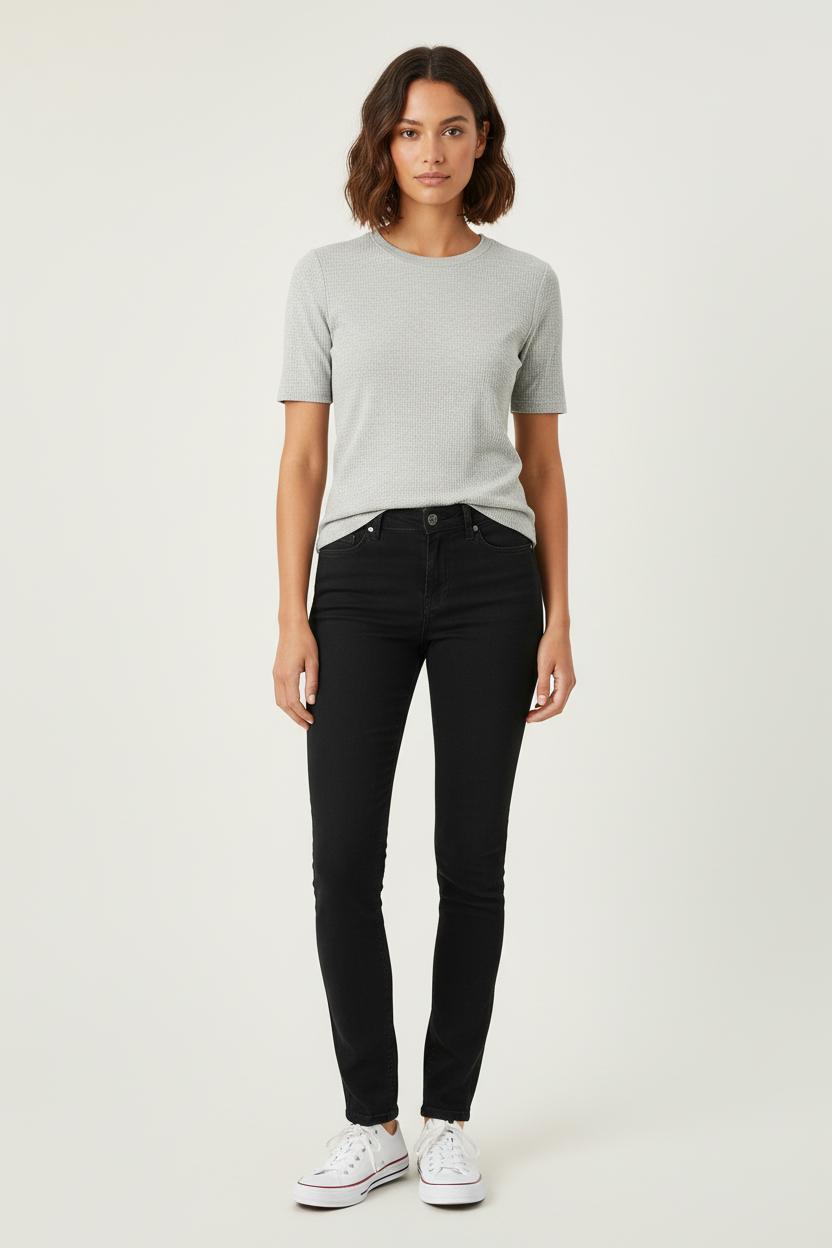 Jean Slim Bleu Foncé - Taille XS/34 de la marque Comptoir des Cotonniers | PARAD71253 - Vendu par Paradigme - Image 1