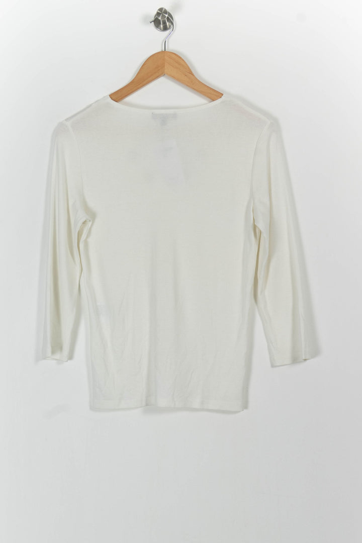 Blouse Blanche - Taille M/38 de la marque Maison 123 | PARAD71258 - Vendu par Paradigme - Image 4