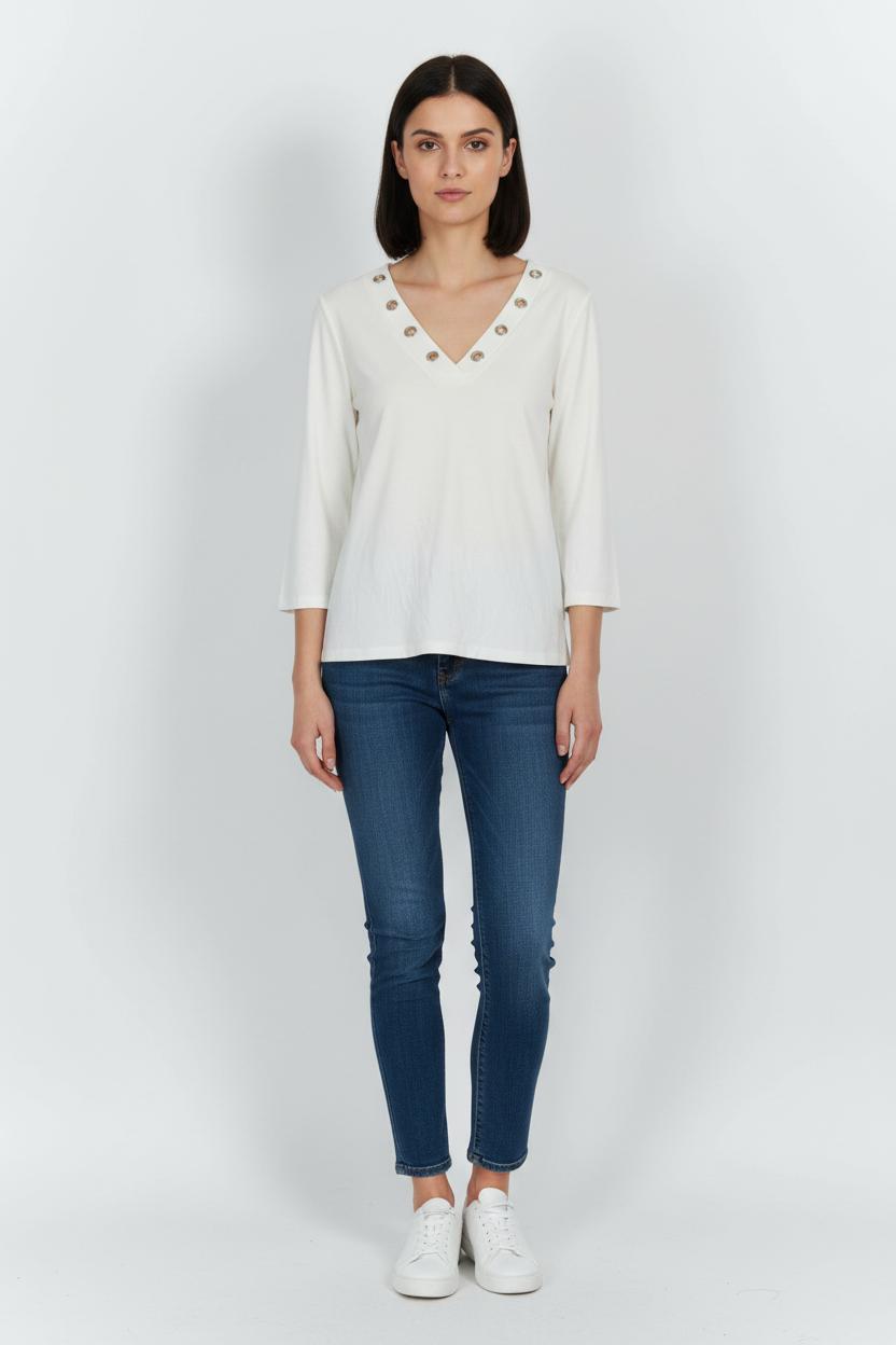 Blouse Blanche - Taille M/38 de la marque Maison 123 | PARAD71258 - Vendu par Paradigme - Image 1