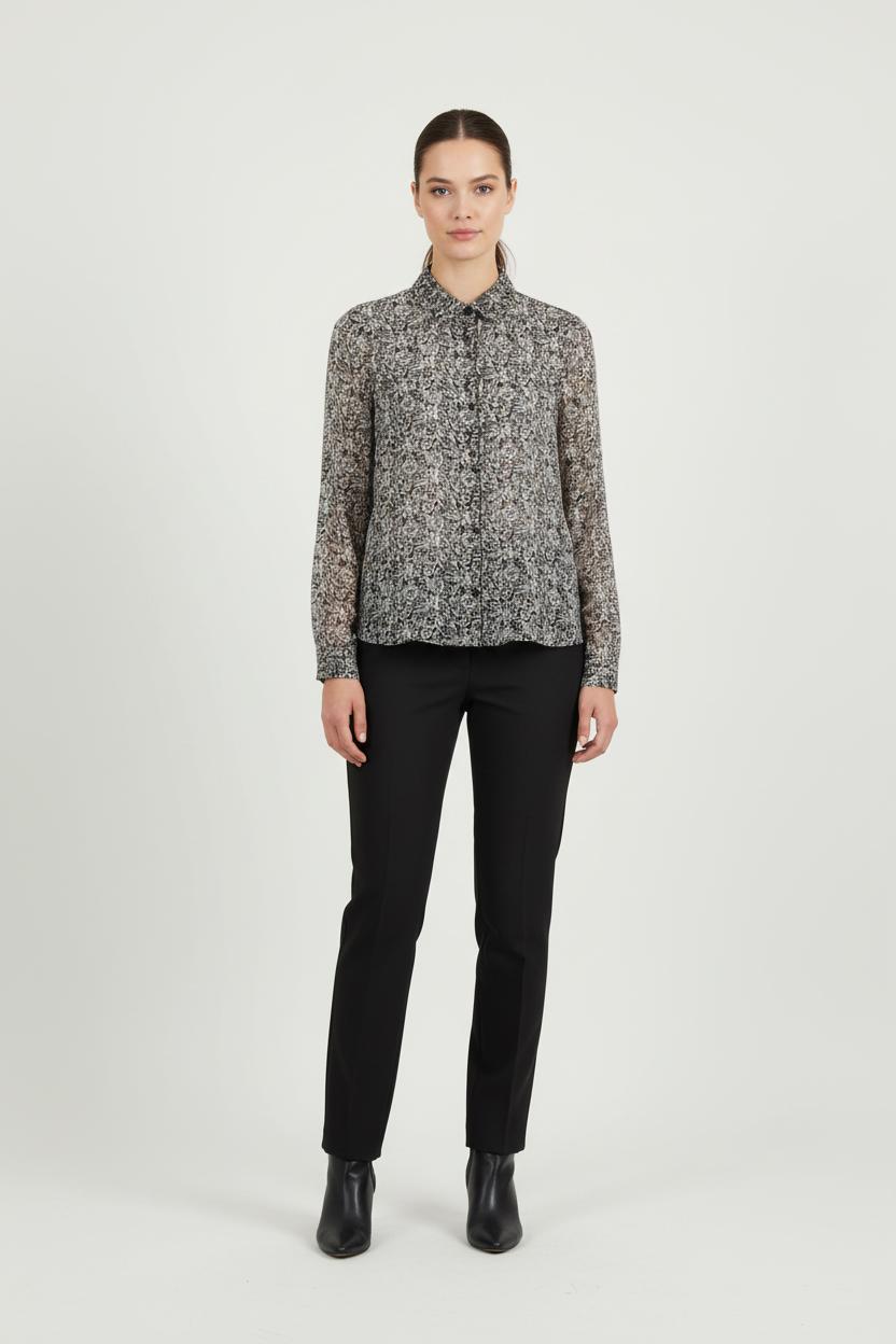 Chemise Noire et Blanche - Taille XS/34 de la marque I.Code | PARAD71268 - Vendu par Paradigme - Image 1