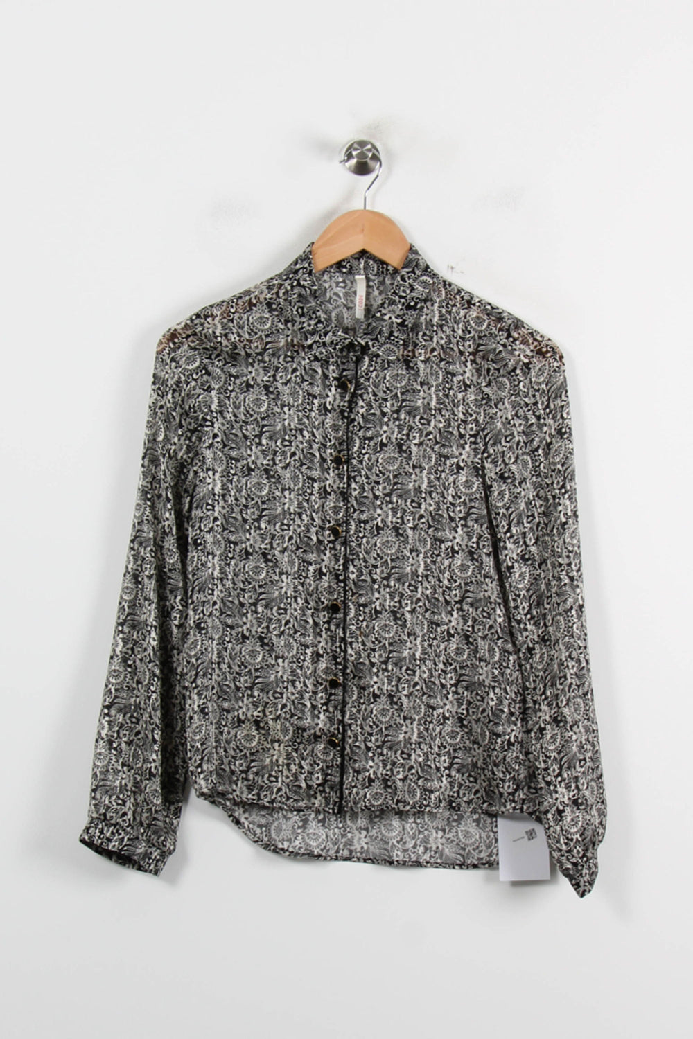 Chemise Noire et Blanche - Taille XS/34 de la marque I.Code | PARAD71268 - Vendu par Paradigme - Image 2