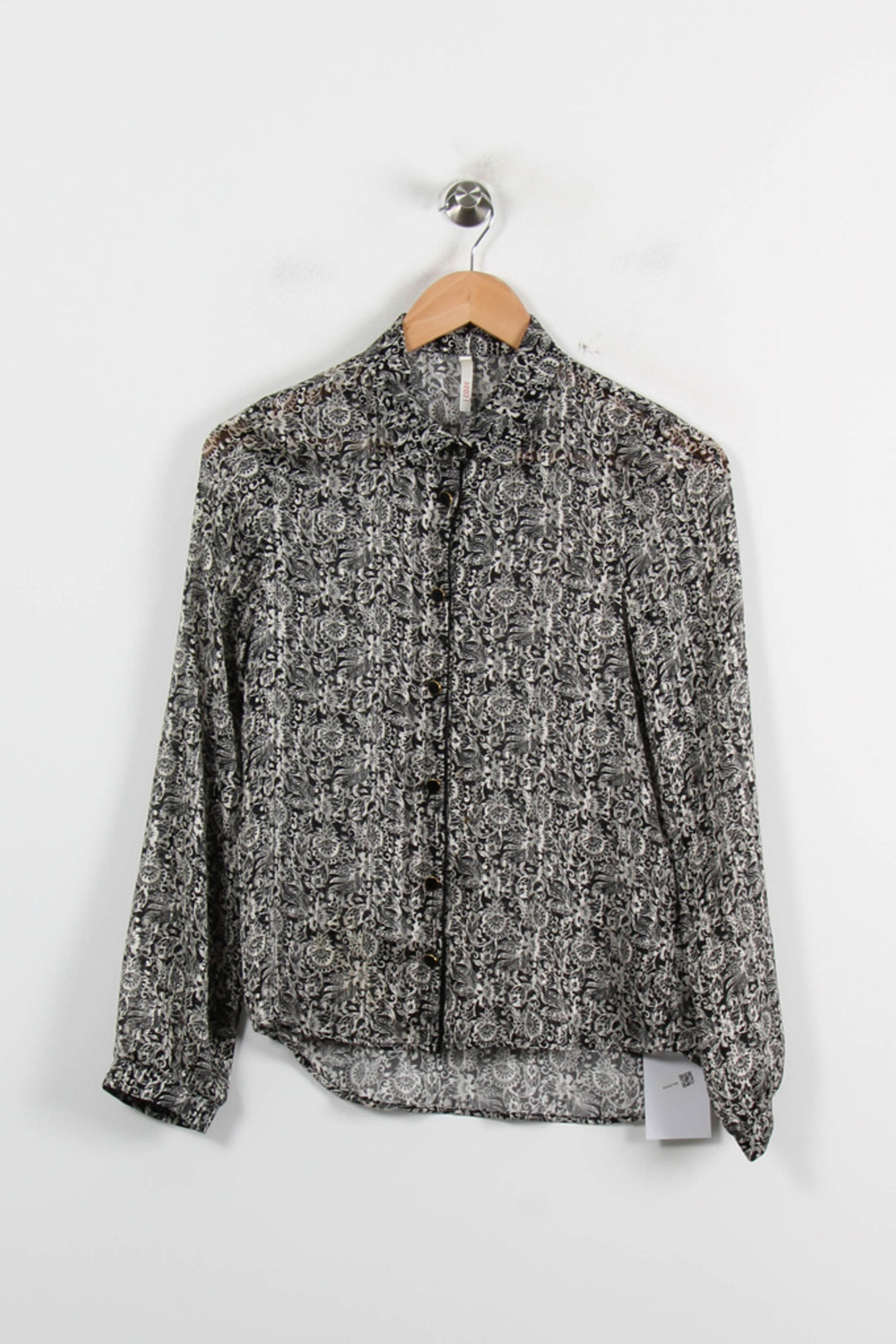 Chemise Noire et Blanche - Taille XS/34 de la marque I.Code | PARAD71268 - Vendu par Paradigme - Image 2
